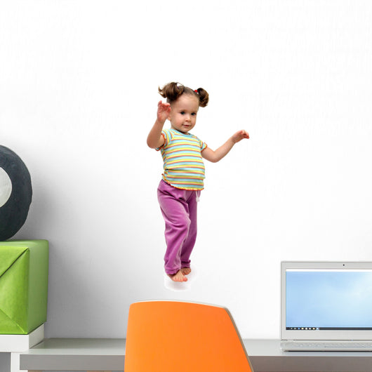 little girl dancing Wall Decal