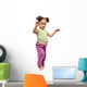 little girl dancing Wall Decal