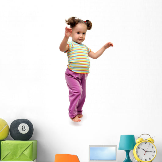 little girl dancing Wall Decal