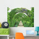 Garden Path under Flowers Wall Decal