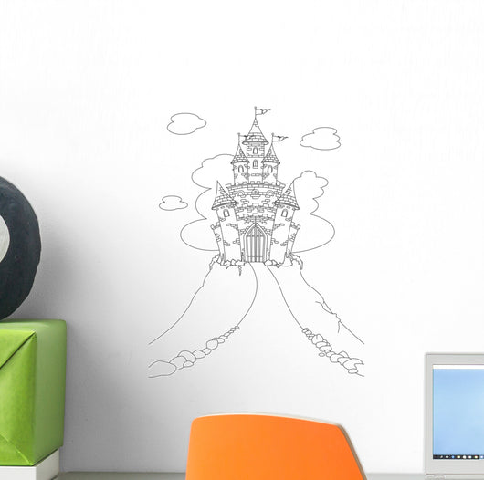 Magic Castle Coloring Page