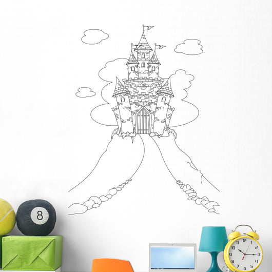 Magic Castle Coloring Page