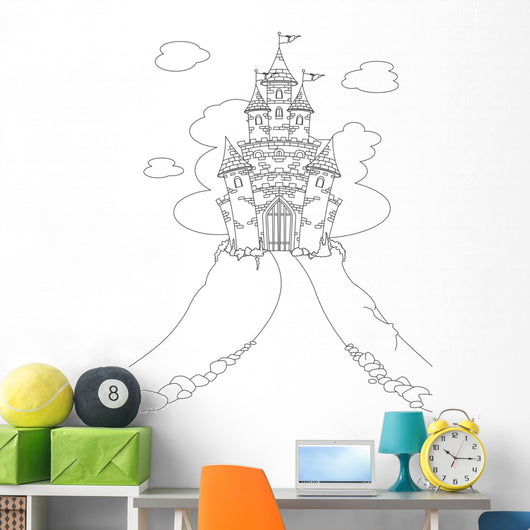 Magic Castle Coloring Page