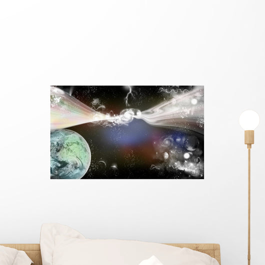 Outer Space Solar System Wall Mural