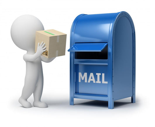 3D Small People Mailing Wall Decal