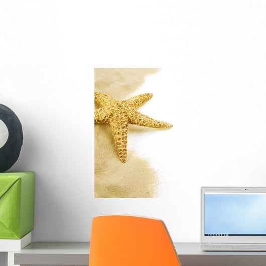 Starfish on the Sand Wall Decal