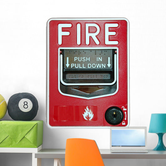 Fire Alarm Wall Decal