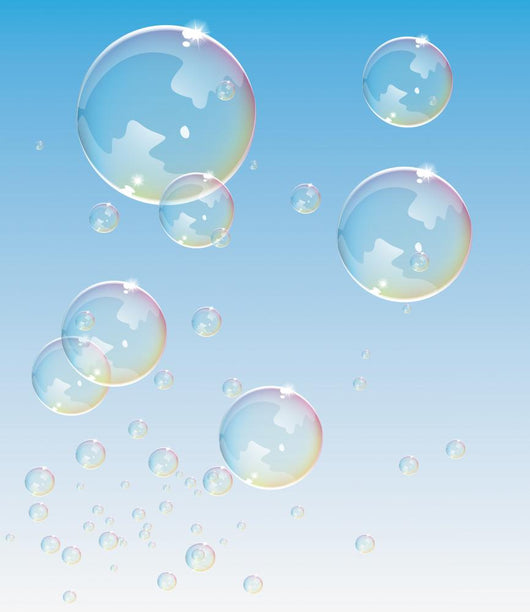 Transparent Bubbles Vector Backdrop