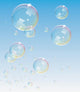 Transparent Bubbles Vector Backdrop