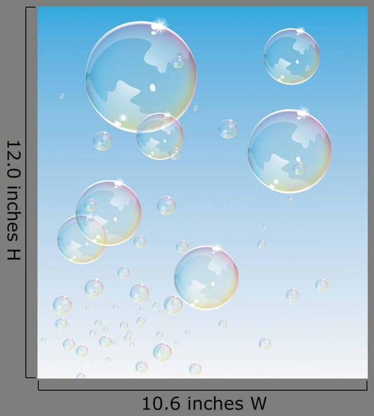 Transparent Bubbles Vector Backdrop