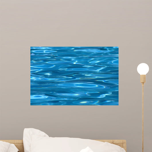 abstract pool water ripple texture Wall Mural