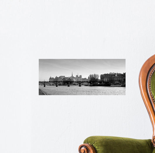 Notre Dame De Paris Noir Et Blanc Wall Mural