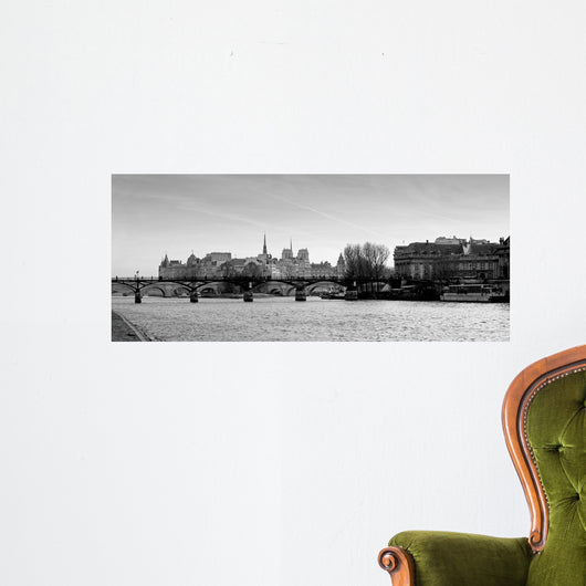 Notre Dame De Paris Noir Et Blanc Wall Mural