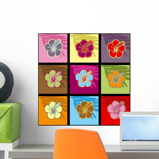 hibiscus Wall Mural