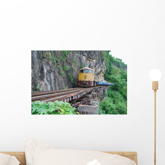 the dead railway Wall Mural