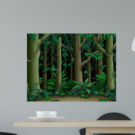 Jungle Background Wall Mural