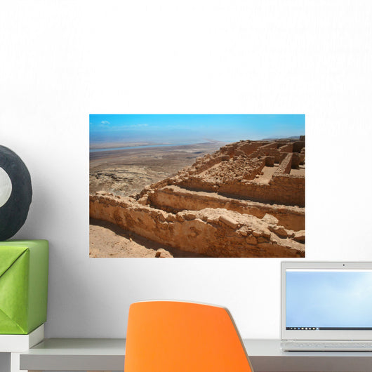 masada site, israel Wall Mural