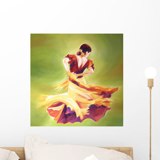 Flamenco Dancer Wall Mural