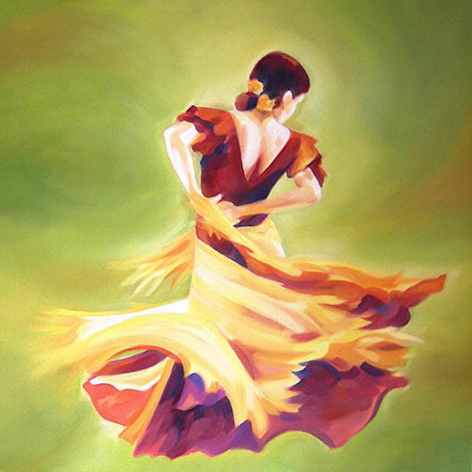 Flamenco Dancer Wall Mural