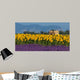 Lavender and sunflower setting in Provence, France Wall Mural