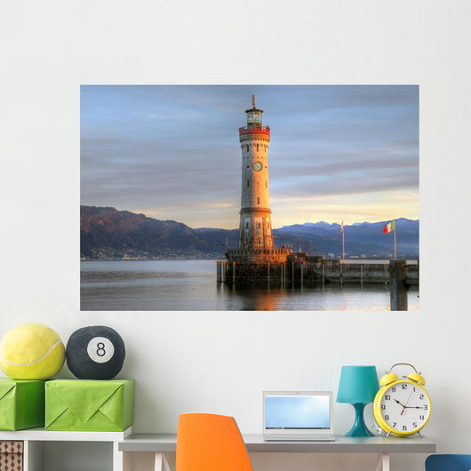 Lindau Lighthouse Bavaria Germany Wall Mural