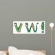 Dragons Alphabet Letters Wall Stickers