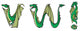 Dragons Alphabet Letters Wall Stickers