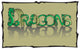Dragons Inscription Using Special Fantasy Font Vector Wall Decal
