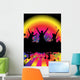 dancing at a party Wall Mural