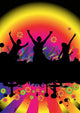 dancing at a party Wall Mural