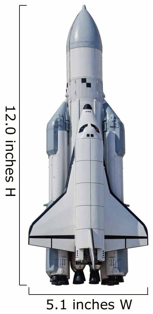 Spaceship Buran in Samara, Russia Wall Decal