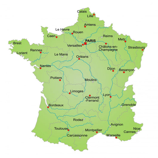 Map France Vector