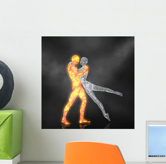 the fire and ice ballet - 02 Wall Mural