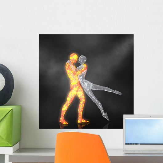 the fire and ice ballet - 02 Wall Mural