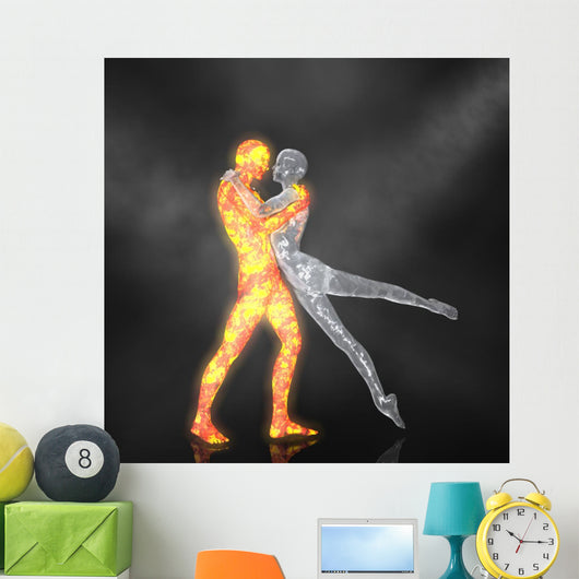 the fire and ice ballet - 02 Wall Mural