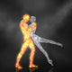 the fire and ice ballet - 02 Wall Mural