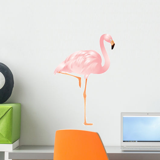 Flamingo in vector Wall Decal