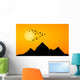 Jamb Cranes Wall Mural