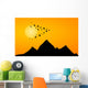 Jamb Cranes Wall Mural
