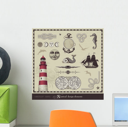 Vector Set Nautical Design