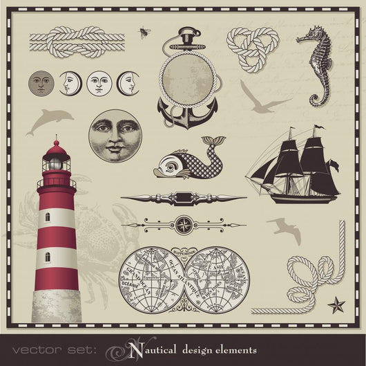 Vector Set Nautical Design