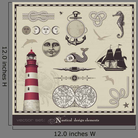 Vector Set Nautical Design