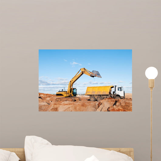 Excavator and Dumper Truck