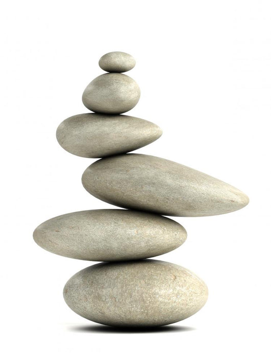 3d Balancing stones Wall Decal