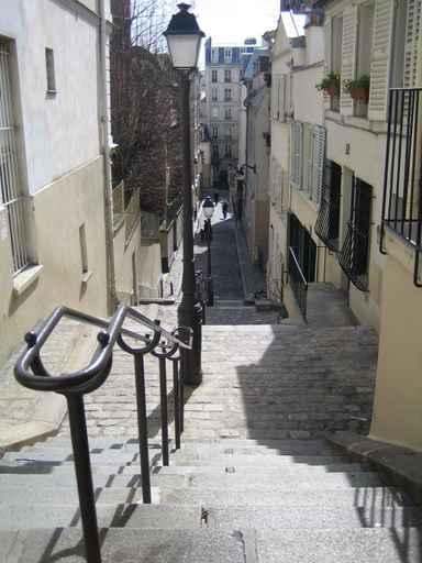 Escalier Montmartre Wall Decal