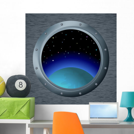 Window with Planet