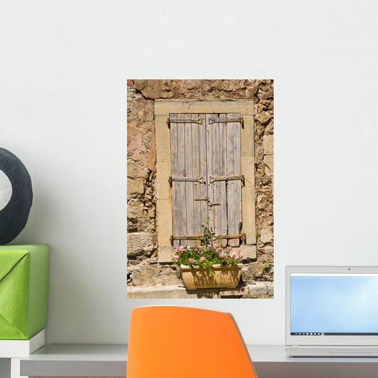 Closed Wooden Window