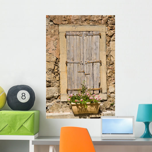 Closed Wooden Window