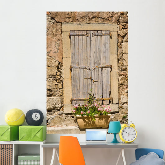 Closed Wooden Window