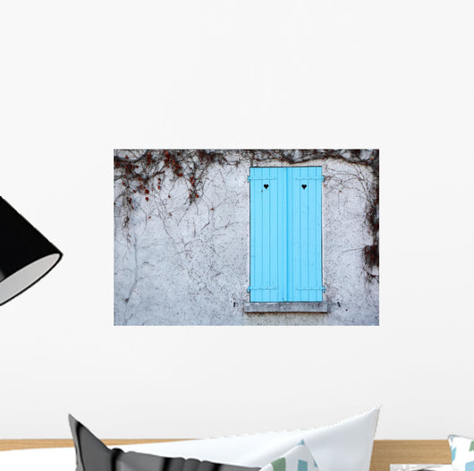 Window with Blue Shutters